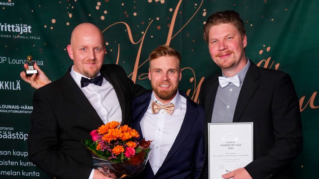 Valoisa Ikkunat on Tammelan Vuoden yrittäjä 2026
